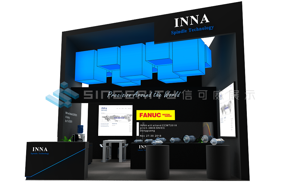 英納展臺設(shè)計效果圖3