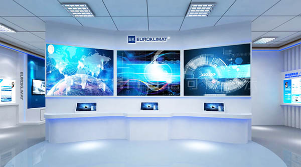 歐科多媒體展廳設(shè)計效果圖