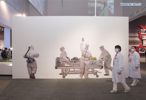 新冠展覽，新冠展位，新冠畫作展示