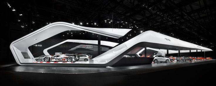 奧迪汽車展覽，車展，汽車展臺